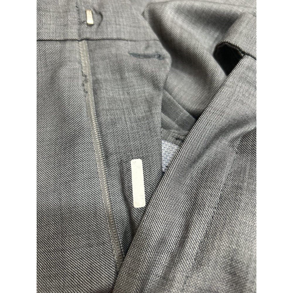 Ballin Light Gray Super 110's Wool Comfort EZE Flat Front Straight Leg Pant Size - Picture 11 of 11